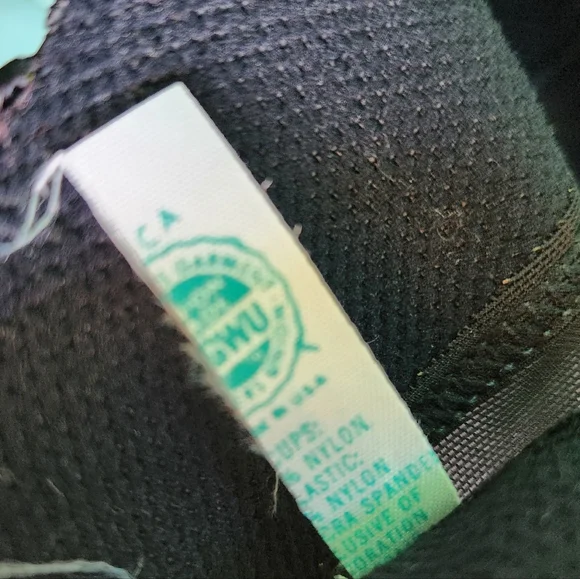 50s BUSTIER Black Strapless Busty Plunge Lace Boned Union Tag Intimate Corset EV - Picture 16 of 16